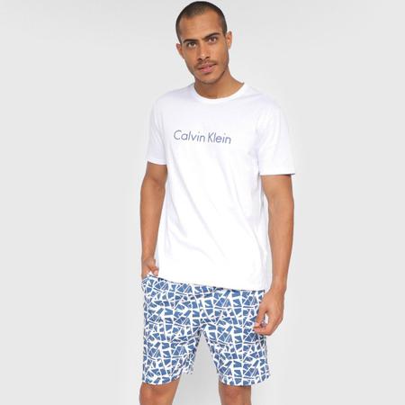 Pijama Curto Calvin Klein CK One Camiseta + Bermuda Masculino - Camiseta  Masculina - Magazine Luiza