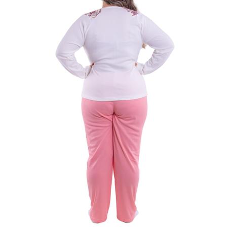 Imagem de Pijama feminino para o inverno plus size TRADICIONAL Victory