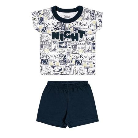 Imagem de Pijama Infantil Camiseta e Bermuda Verão By Night 12023 - Elian