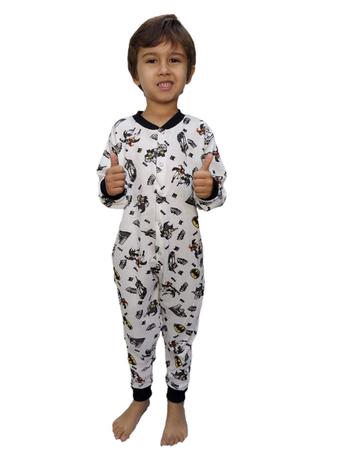 Pijama Infantil Macac o Batman e Robin 100 Algod o 14 ao 16