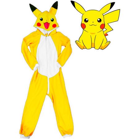 Pikachu Pokemon Fantasia Pijama Kigurumi Macacão Roupa Infantil A Pronta  Entrega