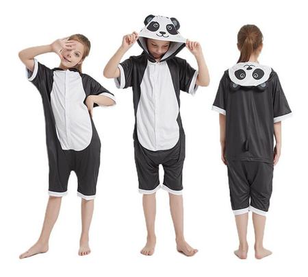 Pijama macacao urso monokuma danganronpa kigurumi fantasia adulto infantil  tifly