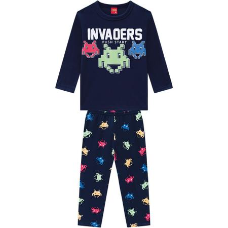 Imagem de Pijama Infantil Masculino Camiseta + Calça Kyly