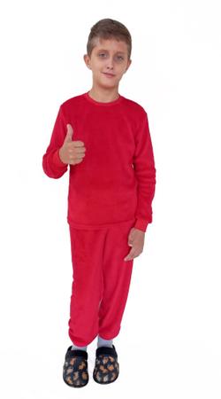 Imagem de Pijama infantil Unissex de inverno Quentinho Tamanho 14 Soft/Fleece