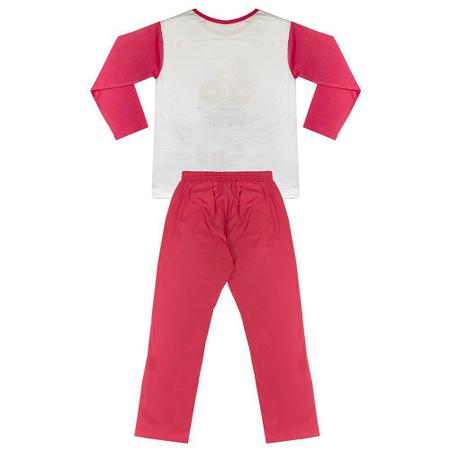 Imagem de Pijama Juvenil Look Jeans Menina Donuts Pink - PINK - 10