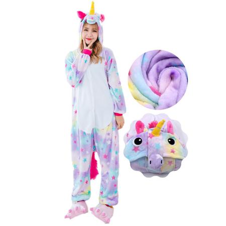 Kit Pijama com Pantufa Kigurumi Fantasia Cosplay Pelúcia Confortável  Macacão com Capuz Pikachu Amarelo