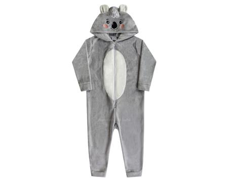 Macacão Bebê Verão Fantasia Kigurumi Coala - Isabb (PP - 0 A 2 MESES)