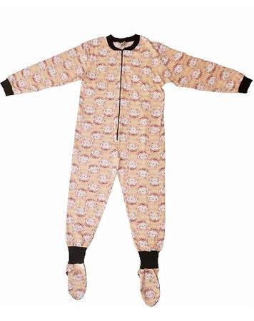 Pijama macacão juvenil gatinha manhosa angora- moletinho com elastano - Monakids Imagem de Pijama macacão juvenil gatinha manhosa angora- moletinho com elastano