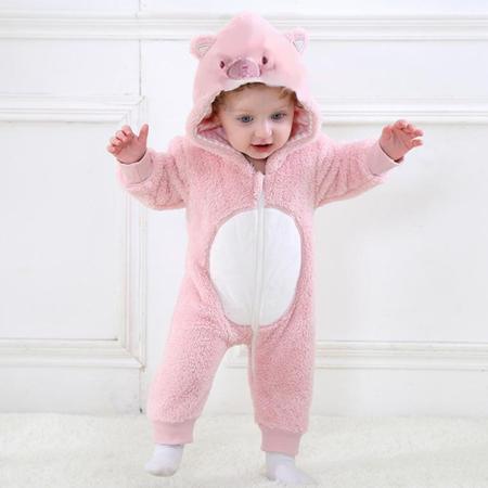 Pijama Macacao Tip Top Plush Quentinho 2012007 Pijama Infantil