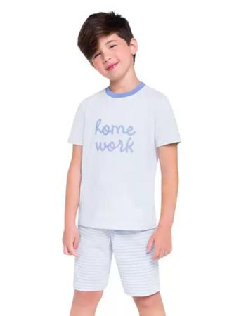 Imagem de Pijama Manga Curta Infantil Masculino HomeWork - Veggi