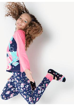 Pijama kids soft unicórnio shine puket 3100-7-6 - Liláz Store