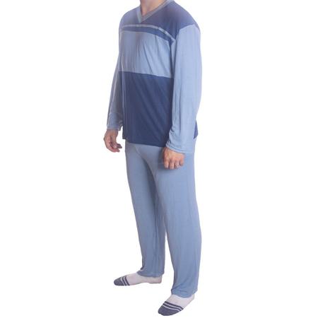 Imagem de Pijama para o inverno masculino calça lisa Victory