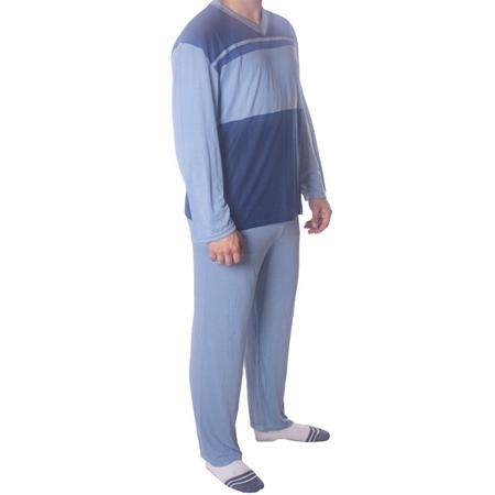 Imagem de Pijama para o inverno masculino calça lisa Victory