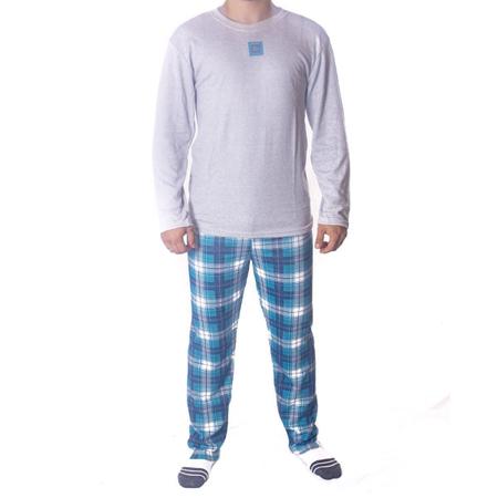 Imagem de Pijama para o inverno masculino xadrez Victory 