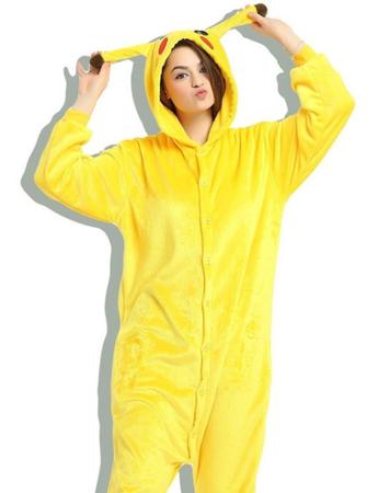 Pijama Pikachu Cosplay Kigurumi Unissex - Original - R$ 156