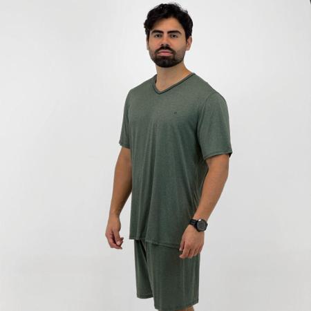 Imagem de Pijama Recco de Verão Microdry Manga Curta com Shorts Masculino