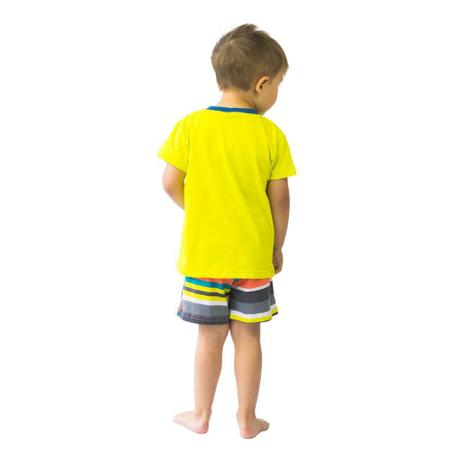 Imagem de Pijama Verão Curto Masculino Infantil Algodão  Monster Brilha no Escuro