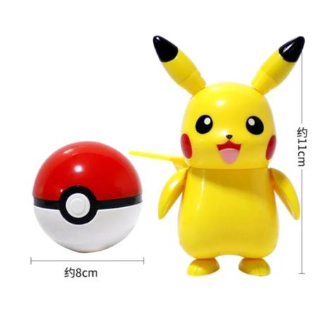 Boneco Pokémon Pikachu Articulado Brinquedo Action Figure em