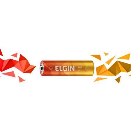 Imagem de Pilha AA zinco SHRINK Elgin serve para teclado mouse controle remotos cartela com 2 unidades