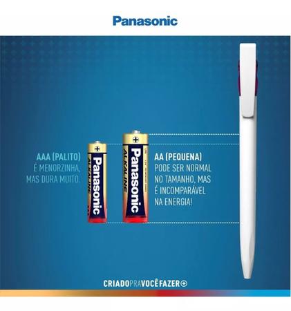 Pilha Alcalina Aaa Panasonic Leve 4 Pague 3