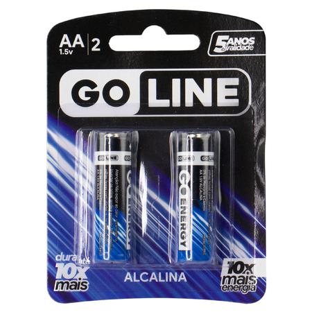 Imagem de Pilha Alcalina Goline - AA - 1.5V - 2 Unidades