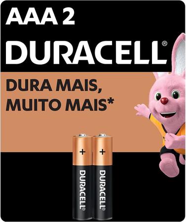 Pilha Duracell AAA Palito Comum Alcalina para Controle Mouse sem fio e  Teclado Gamer - Pilhas - Magazine Luiza