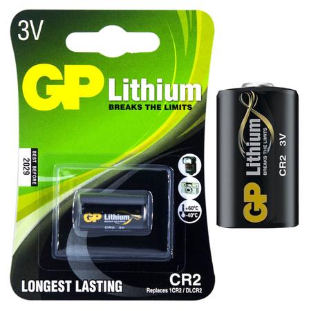 Imagem de PILHA CR2 x1 GP LITHIUM PRO - 1 CARTELA