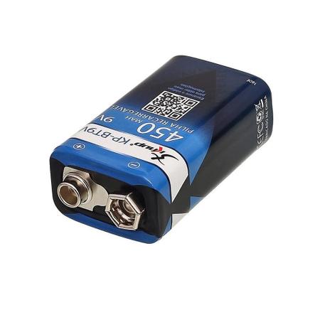 Pilha Recarregavel 9V 450Mah Knup Imagem de Pilha Recarregavel 9V 450Mah Knup