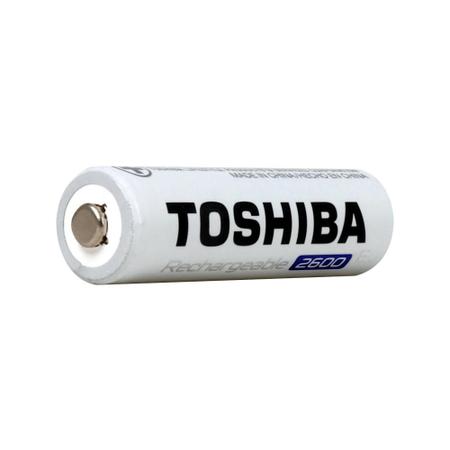 Imagem de Pilha Recarregável AA Toshiba 2600MAH Cartela Com 2 Unidades