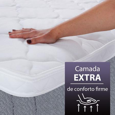 Imagem de Pillow Top Casal De Espuma D33 Alta Durabilidade Conforto Firme 138x188x5cm - BF Colchões