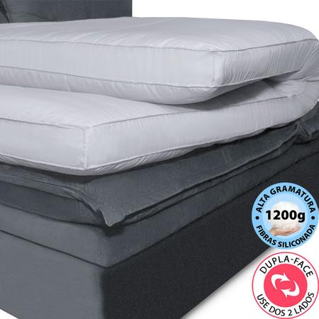 Imagem de Pillow Top para Sofá Retrátil e Reclinável de Fibras Macias Futon Almofada  200x100cm - BF Colchões