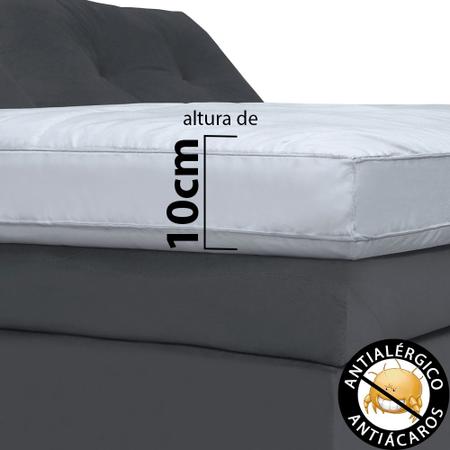 Imagem de Pillow Top para Sofá Retrátil e Reclinável de Fibras Macias Futon Almofada  200x100cm - BF Colchões