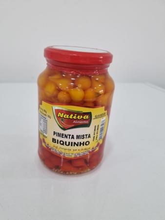 Imagem de Pimenta mista Biquinho amarelo e vermelha 650g nativa