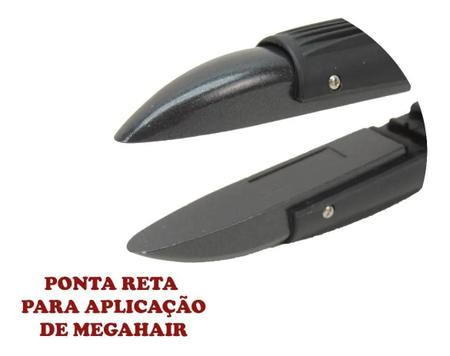 Imagem de Pinça Para Mega Hair Ponta Reta Premier Professional Bivolt