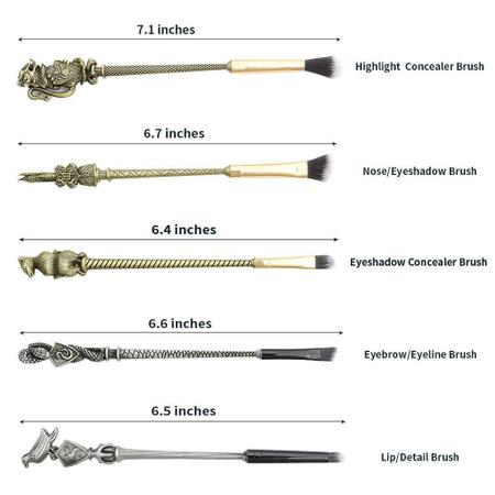 Pincéis de maquiagem Potter, 5sets Pincéis de maquiagem misturando lápis pincel labial ferramentas de beleza (5sets) - Beautful life makeup Imagem de Pincéis de maquiagem Potter, 5sets Pincéis de maquiagem misturando lápis pincel labial ferramentas de beleza (5sets)