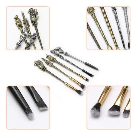 Pincéis de maquiagem Potter, 5sets Pincéis de maquiagem misturando lápis pincel labial ferramentas de beleza (5sets) - Beautful life makeup Imagem de Pincéis de maquiagem Potter, 5sets Pincéis de maquiagem misturando lápis pincel labial ferramentas de beleza (5sets)