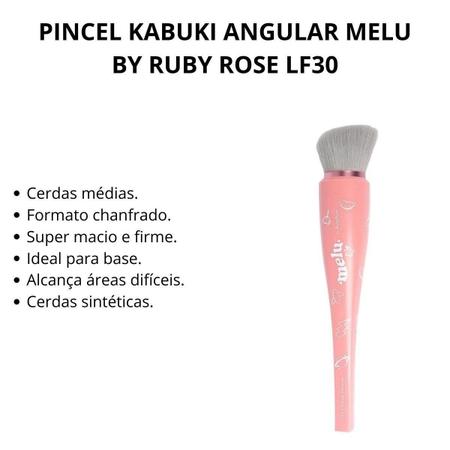 Imagem de Pincel Kabuki Angular Melu By Ruby Rose Lf30