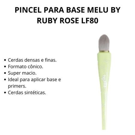 Imagem de Pincel Para Base Ruby Rose Lf50 Para Maquiagem Melu