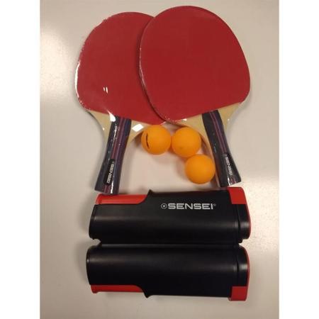 Kit 2 Raquete Tenis De Mesa Ping Pong Profissional + 3 Bola - BRA SPORT -  Kit Ping Pong - Magazine Luiza