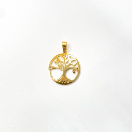 Imagem de Pingente em formato árvore da vida dourado para colares e pulseiras