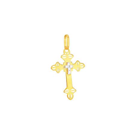 Imagem de Pingente em Ouro 18K Crucifixo com Diamante - AU5044