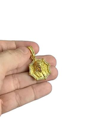 Imagem de Pingente Jesus Cristo Banhado A Ouro 18K Luxo