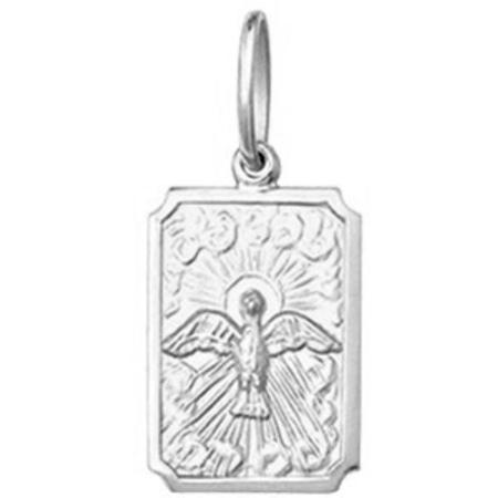 Pingente Medio 1.6cm Modelo Retangular Santos Ouro Branco 18k ( 29 Santos ) K210 - Fab Joias Imagem de Pingente Medio 1.6cm Modelo Retangular Santos Ouro Branco 18k ( 29 Santos ) K210