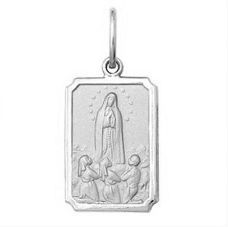 Pingente Medio 1.6cm Modelo Retangular Santos Ouro Branco 18k ( 29 Santos ) K210 - Fab Joias Imagem de Pingente Medio 1.6cm Modelo Retangular Santos Ouro Branco 18k ( 29 Santos ) K210