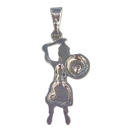 Pingente Oxaguiâ Orixá Imagem 3,5 cm em Metal Niquelado - META ATACADO Imagem de Pingente Oxaguiâ Orixá Imagem 3,5 cm em Metal Niquelado