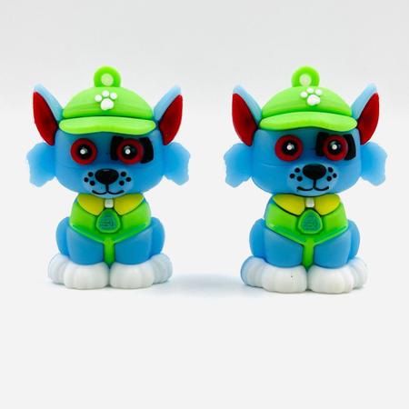 Imagem de Pingente Patrulha Canina Rocky 46x36mm 1un Emborrachado Biju