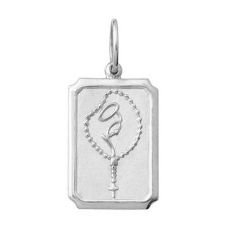Pingente Pequeno 1.1cm Modelo Quadrado Santos Ouro Branco 18k ( 29 Santos ) FDMSR1-K1 - Fab Joias Imagem de Pingente Pequeno 1.1cm Modelo Quadrado Santos Ouro Branco 18k ( 29 Santos ) FDMSR1-K1