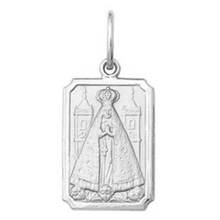Pingente Pequeno 1.1cm Modelo Quadrado Santos Ouro Branco 18k ( 29 Santos ) FDMSR1-K1 - Fab Joias Imagem de Pingente Pequeno 1.1cm Modelo Quadrado Santos Ouro Branco 18k ( 29 Santos ) FDMSR1-K1