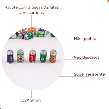 Imagem de Pingente refrigerante 32x19mm em resina com 3 pçs