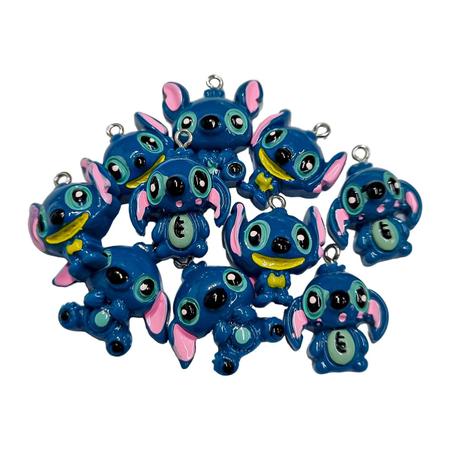 Imagem de Pingente stitch micanga infantil pulseiras bijuterias divertidas artesanato 20un